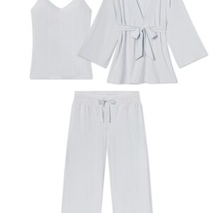 Maternity Nursing Women's Light Blue Pajama Set